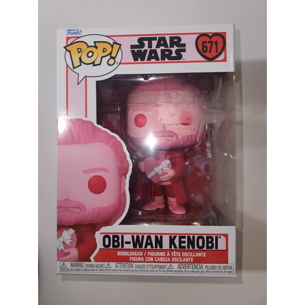Funko Pop! Star Wars: #671 OBI-Wan Kenobi (Valentines) NEW Old Ben Kenobi